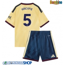 Maglie da calcio Arsenal Piero Hincapie #5 Terza Maglia Bambino 2026-27 Manica Corta + Pantaloni corti)